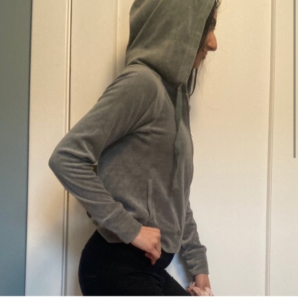 Aerie Velour Zip Up - Picture 4 of 4